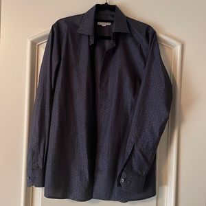 Eaton button down blue size medium